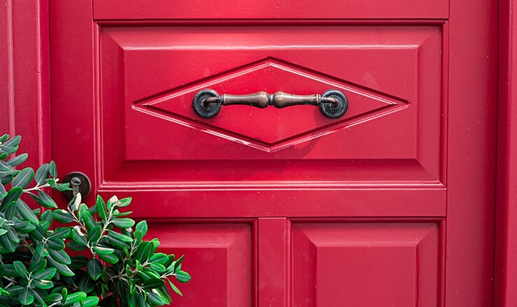 red door how to improve curb appeal before selling a house