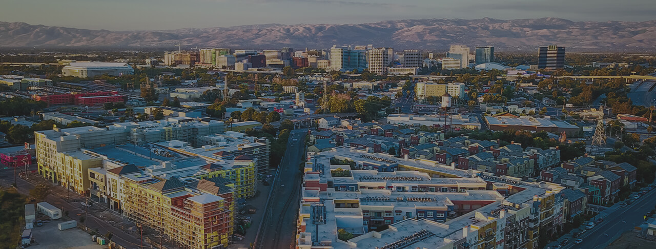 we buy houses in san jose california view of downtown skyline