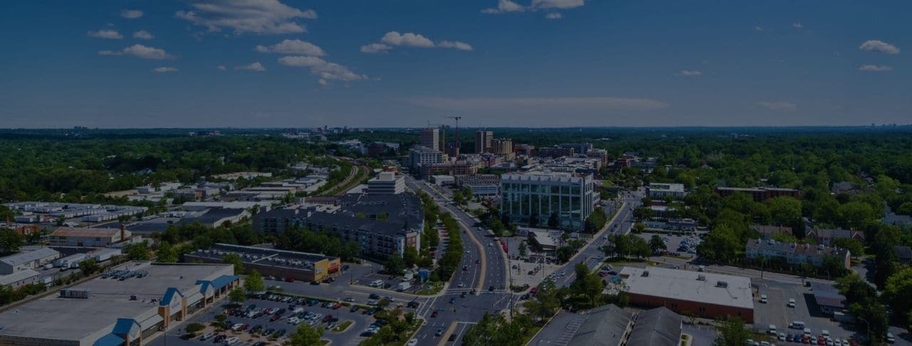 we buy houses in rockville maryland aerial view of downtown